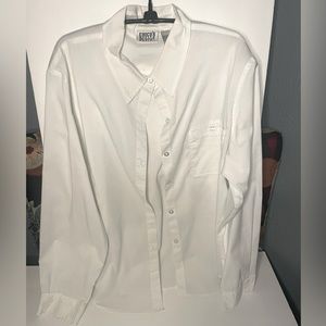 Vintage Chico’s Button Down Women’s shirt size 3 or XL White
